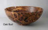 Oak Burl Bowl